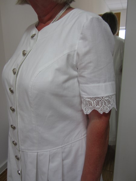 Dirndlkleid aus Bettwäsche