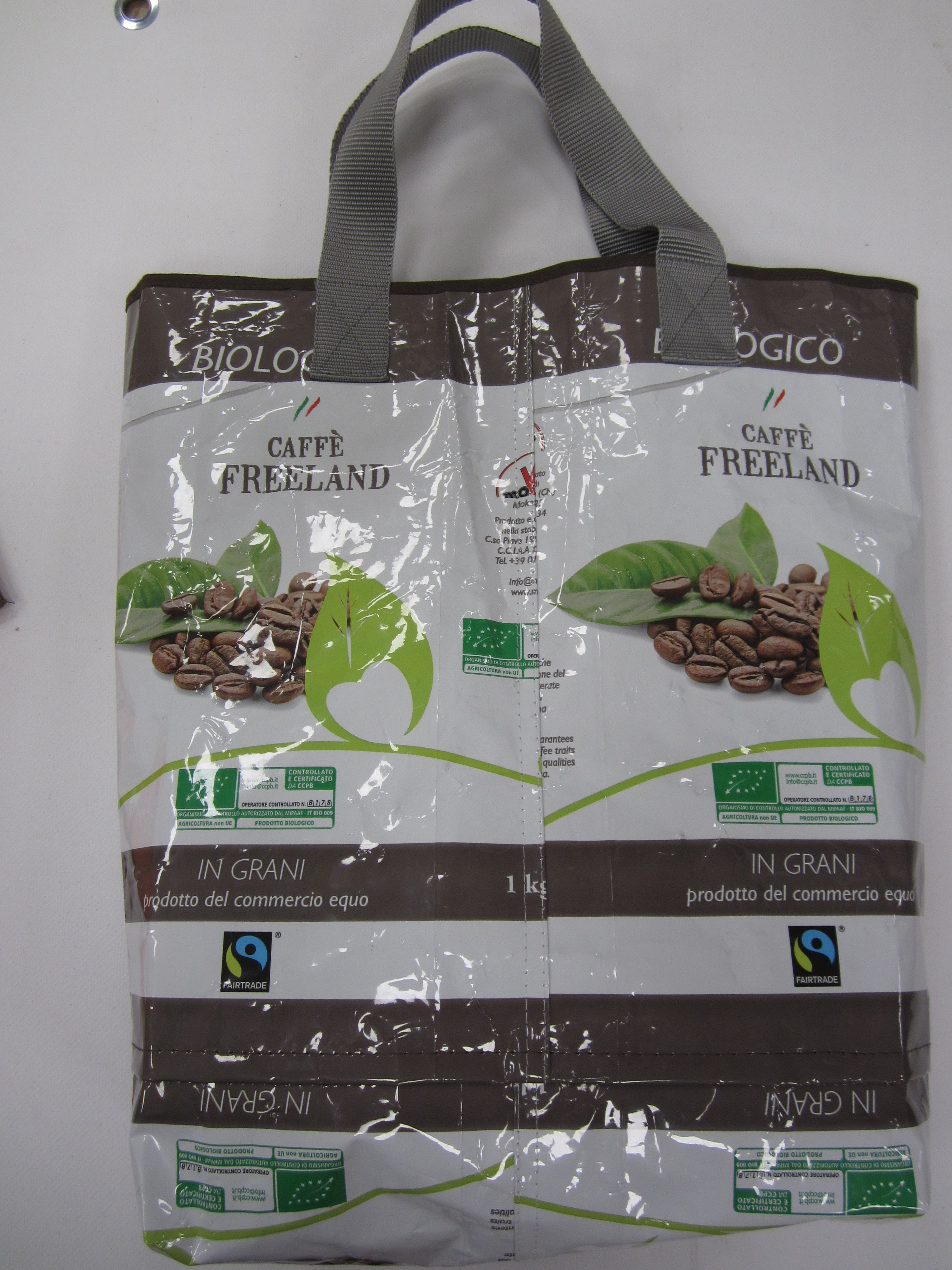 Tragetasche aus Kaffeetüten